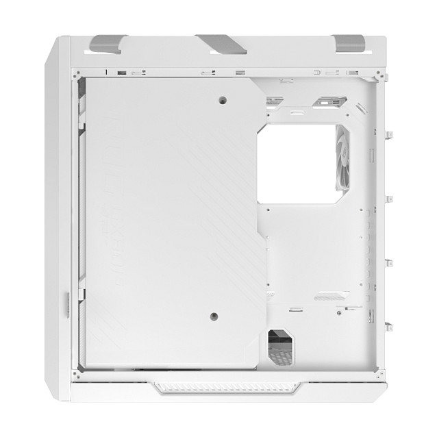 ASUS ROG Strix Helios II GX601S Caja Gaming Midi Tower, Blanco, Cristal Templado, RGB, ATX, E-ATX, Aluminio, con Ventiladores, para PC