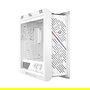 ASUS ROG Strix Helios II GX601S Caja Gaming Midi Tower, Blanco, Cristal Templado, RGB, ATX, E-ATX, Aluminio, con Ventiladores, para PC