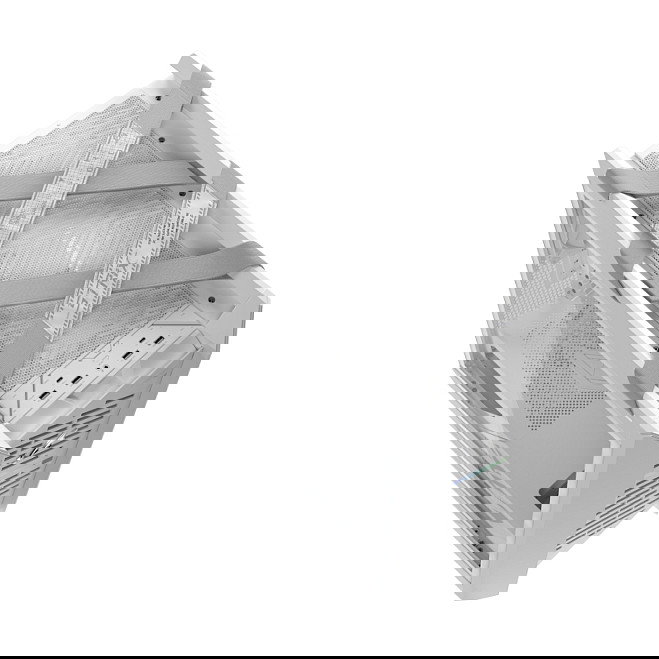 ASUS ROG Strix Helios II GX601S Caja Gaming Midi Tower, Blanco, Cristal Templado, RGB, ATX, E-ATX, Aluminio, con Ventiladores, para PC