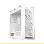 ASUS ROG Strix Helios II GX601S Caja Gaming Midi Tower, Blanco, Cristal Templado, RGB, ATX, E-ATX, Aluminio, con Ventiladores, para PC