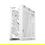 ASUS ROG Strix Helios II GX601S Caja Gaming Midi Tower, Blanco, Cristal Templado, RGB, ATX, E-ATX, Aluminio, con Ventiladores, para PC