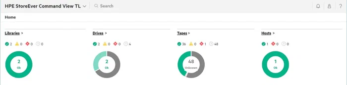 HPE Software de gestión HPE StoreEver MSL Command View for Tape Libraries - TapeAssure Advanced E-LTU - Licencia ESD