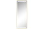 DKD Home Decor Espejo de Vestidor LED Aluminio Dorado 50x150 cm