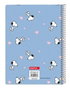Safta Cuaderno Espiral Cuarto Snoopy 80 Hojas Cuadriculado 4 mm