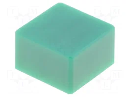 Aratas (Formerly Omron Components) Botón a presión cuadrado verde 9x9mm