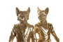 DKD Home Decor Figura Zorro Napoleo Dorado Surtido de 2