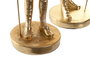 DKD Home Decor Figura Zorro Napoleo Dorado Surtido de 2