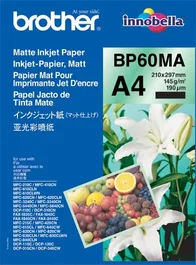 Brother BP60MA Papel A4 Mate para Inyección de Tinta
