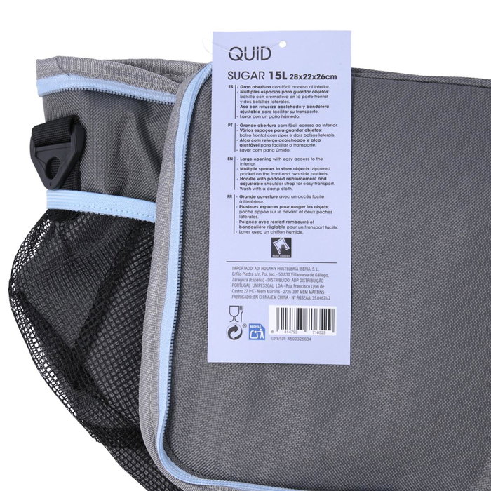 Quid Bolsa Térmica Sugar 15 L Gris Quid Bolsa Térmica Sugar 15 L Gris