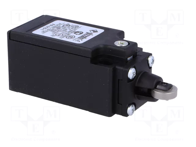 PIZZATO ELETTRICA FR515-1 Interruptor de fin de carrera con roldana de acero Ø12mm