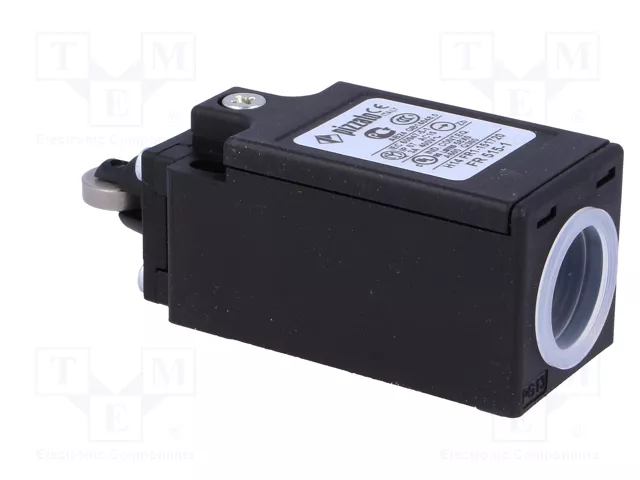 PIZZATO ELETTRICA FR515-1 Interruptor de fin de carrera con roldana de acero Ø12mm
