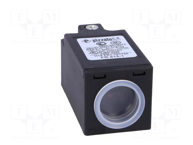 PIZZATO ELETTRICA FR515-1 Interruptor de fin de carrera con roldana de acero Ø12mm