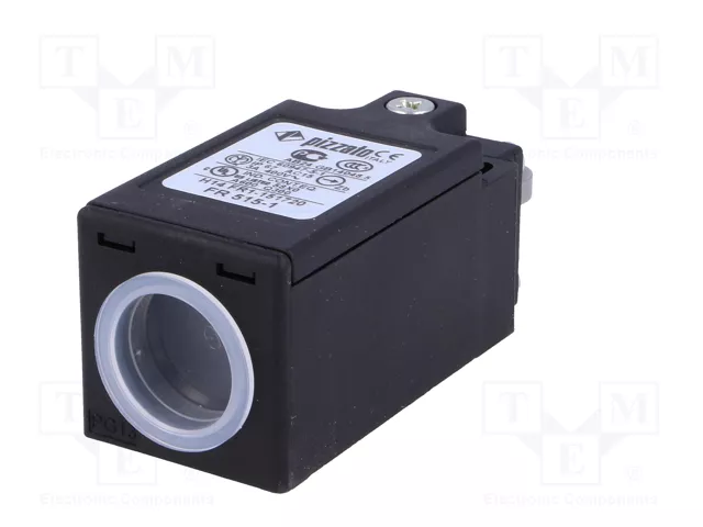PIZZATO ELETTRICA FR515-1 Interruptor de fin de carrera con roldana de acero Ø12mm