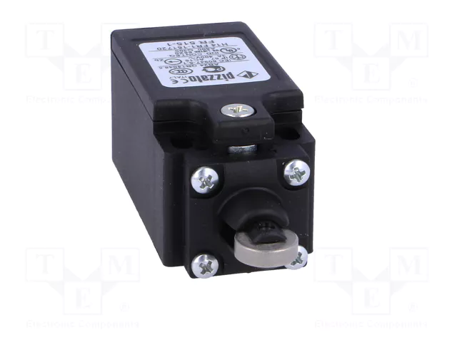 PIZZATO ELETTRICA FR515-1 Interruptor de fin de carrera con roldana de acero Ø12mm