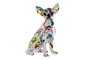 DKD Home Decor Figura de Resina Chihuahua Multicolor