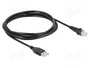 DeLOCK Cable para Escáner de Código de Barras RJ50 a USB 2.0 Tipo-A, 1,5 m