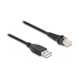 DeLOCK Cable de escáner de código de barras RJ50 a USB 2.0 Tipo-A 1,5 m