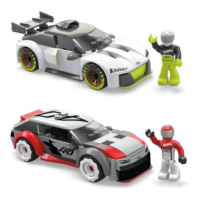 Mega Bloks Hot Wheels HHL94 Autos de Carreras Real World Surtidos con Conductor