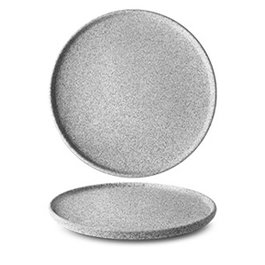 Langenthal Granit Raw N1 Plato llano de porcelana, 29 cm (Set de 6)