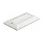 DeLOCK Cubierta para manejo de cables 146 x 86 mm con tiras de cepillo blanco