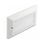 DeLOCK Cubierta para manejo de cables 146 x 86 mm con tiras de cepillo blanco