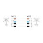 DeLOCK 80549 Cable para sensores/actuadores M12 3 m Gris