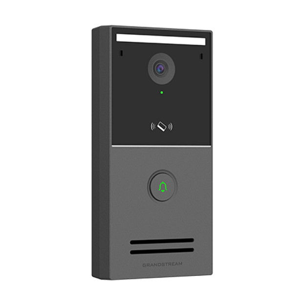 Grandstream GDS3727 Videoportero IP Inteligente Exterior, 4 MP, Sensor 1/3", WDR, Visión Nocturna, WiFi, Bluetooth, PoE, Ángulo 152°, Audio, IP66, para Puerta