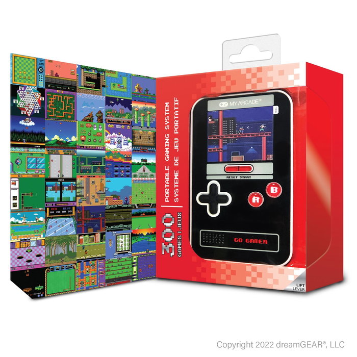 dreamGear My Arcade Go Gamer Classic (300 en 1) Negro / Rojo
