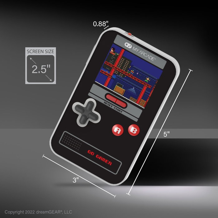 dreamGear My Arcade Go Gamer Classic (300 en 1) Negro / Rojo