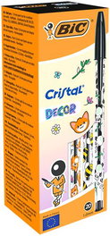 BIC Cristal Kawaii Negro Caja 20