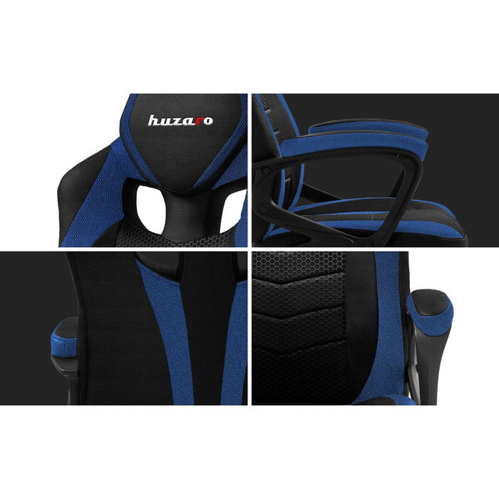 Silla Gaming Huzaro FORCE 2.5 Azul Negro Silla Gaming Huzaro FORCE 2.5 Azul Negro