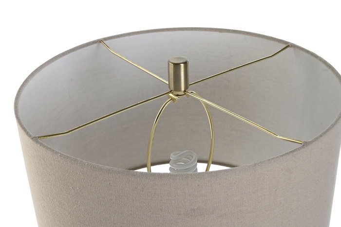 DKD Home Decor Lámpara Sobremesa Beige Dorado Mármol Metal 40 x 73.5 x 40 cm DKD Home Decor Lámpara Sobremesa Beige Dorado Mármol Metal 40 x 73.5 x 40 cm