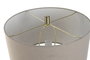 DKD Home Decor Lámpara Sobremesa Beige Dorado Mármol Metal 40 x 73.5 x 40 cm
