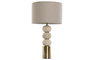 DKD Home Decor Lámpara Sobremesa Beige Dorado Mármol Metal 40 x 73.5 x 40 cm