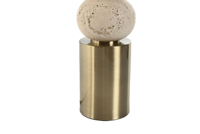 DKD Home Decor Lámpara Sobremesa Beige Dorado Mármol Metal 40 x 73.5 x 40 cm DKD Home Decor Lámpara Sobremesa Beige Dorado Mármol Metal 40 x 73.5 x 40 cm