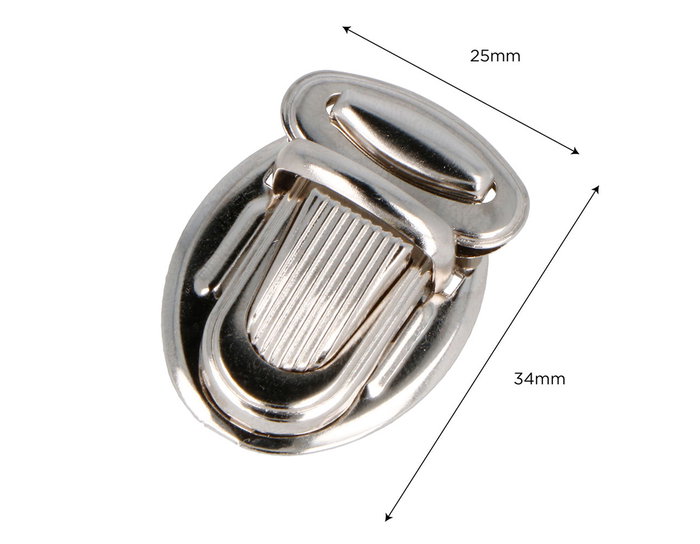 Innspiro Broche Tupi Ovalado Acero Níquel 34x25 mm (3 unidades) Temperado Innspiro Broche Tupi Ovalado Acero Níquel 34x25 mm (3 unidades) Temperado