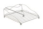 DKD Home Decor Servilletero de Metal Cromado Plateado 19x19x7 cm
