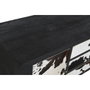 DKD Home Decor Consola de Mango y Piel 135 x 40 x 94 cm