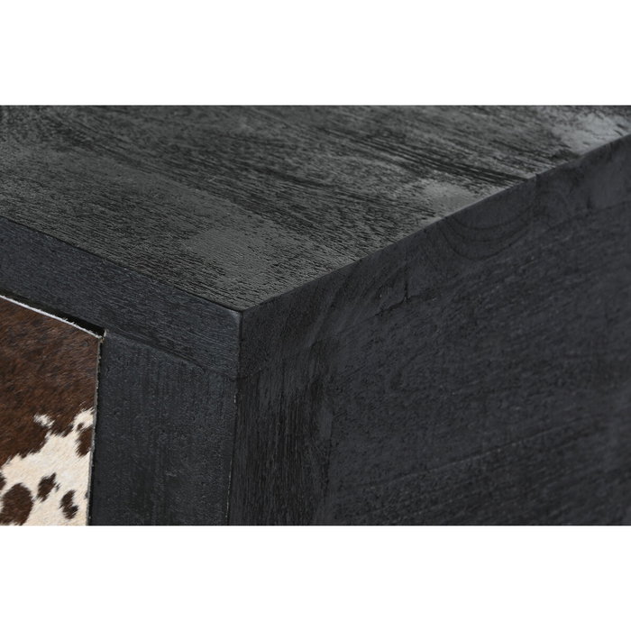DKD Home Decor Consola de Mango y Piel 135 x 40 x 94 cm DKD Home Decor Consola de Mango y Piel 135 x 40 x 94 cm