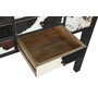 DKD Home Decor Consola de Mango y Piel 135 x 40 x 94 cm