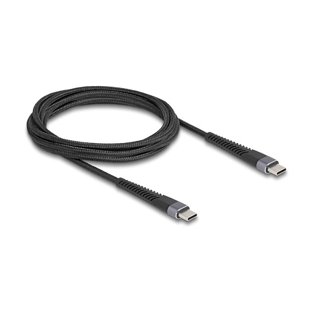 DeLOCK Cable USB 2.0 Type-C™ a Type-C™ 60 W 2 m Negro