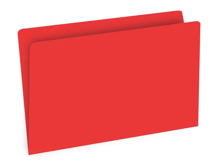 Gio Subcarpeta Simple Cartulina A4 Rojo Pastel