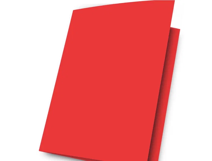 Gio Subcarpeta Simple Cartulina A4 Rojo Pastel