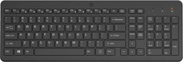 HP 220 Teclado Inalámbrico, Preciso y Cómodo con Teclado Numérico, Diseño Full-Size, Estilo Teclas Chicklet, Ideal para Llevarlo Contigo