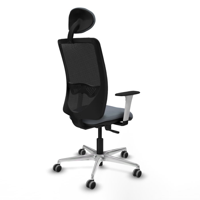 PIQUERAS Y CRESPO Silla de oficina Zulema Gris y Negro con mecanismo Sincro PIQUERAS Y CRESPO Silla de oficina Zulema Gris y Negro con mecanismo Sincro