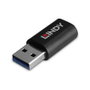 Lindy 71264 Cambiador de Género USB Type A a USB Type C Negro