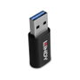 Lindy 71264 Cambiador de Género USB Type A a USB Type C Negro