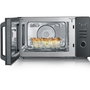 Severin MW 7798 Microondas con Parrilla y Aire Caliente, Negro