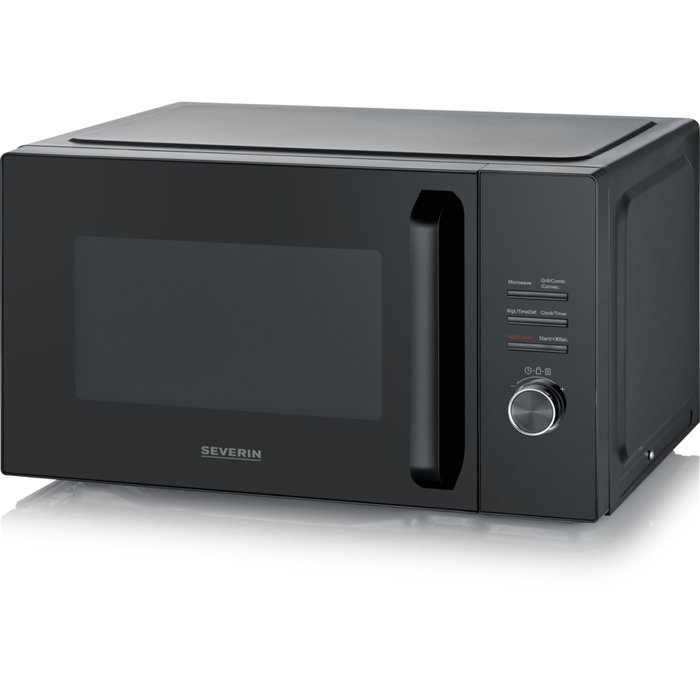 Severin MW 7798 Microondas con Parrilla y Aire Caliente, Negro