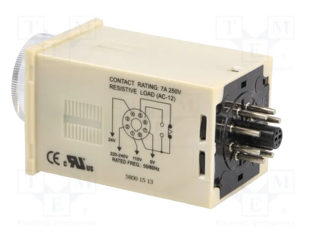 LOVATO ELECTRIC Relé de tiempo 31L48 18s÷780min 24VDC LOVATO ELECTRIC Relé de tiempo 31L48 18s÷780min 24VDC